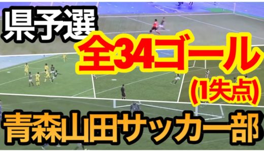 【全34得点(1失点)】見れます 青森山田高校 サッカー部 第99回高校サッカー 選手権大会 青森県予選 34ゴール全て見れます 唯一の失点シーンあり 優勝 24連覇 全国制覇へ