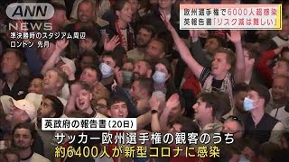 英サッカー欧州選手権　観客6000人超が感染　(2021年8月21日)