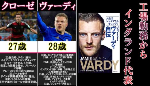 遅咲きのサッカー選手5選と咲いた年齢