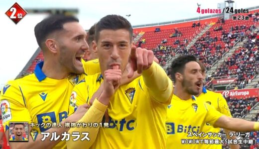 第23節 スーパーゴールを紹介！ Los golazos de la jornada／ラ・リーガ 2021-22【WOWOW】