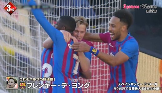 第25節 スーパーゴールを紹介！ Los golazos de la jornada／ラ・リーガ 2021-22【WOWOW】