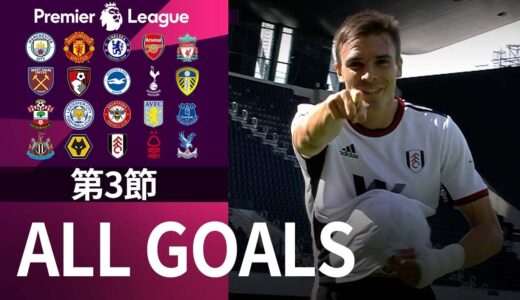 【EPL】22/23プレミアリーグ第3節 ALL GOALS