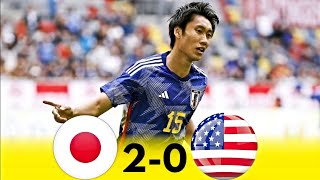 Japan vs USA 2-0 Goals & Highlights | Friendly 2022