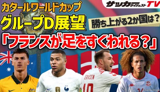 【カタールW杯グループD展望】番狂せは二度も起きない。デンマークの実力は本物だ！【４か国の予想フォーメーションも紹介】