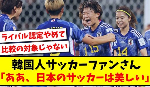 【羨望の声】韓国人サッカーファンさん「ああ、日本のサッカーは美しい」www【2ch反応】【サッカースレ】