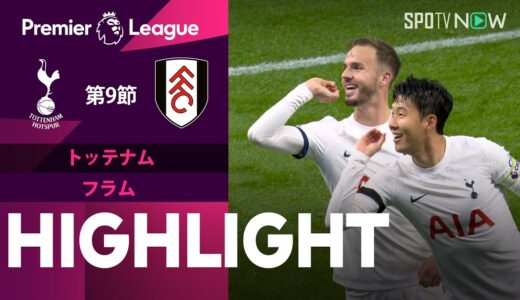 【ロンドンダービー!! トッテナム vs フラム】試合ハイライト 23/24シーズン プレミアリーグ 第9節