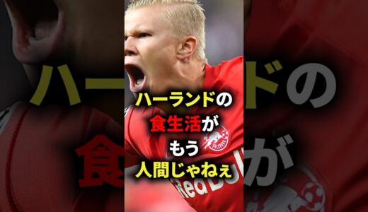 ハーランドの食生活がもう人間じゃねぇ　#サッカー