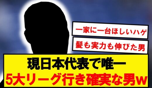 【有能】サッカー日本代表で今一番5大リーグに近い選手wwwwwwwwwww